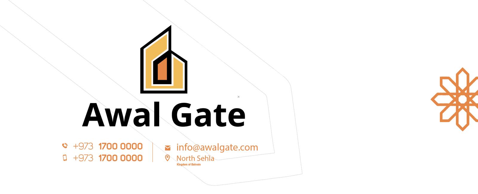 Awal Gate — Business card — back