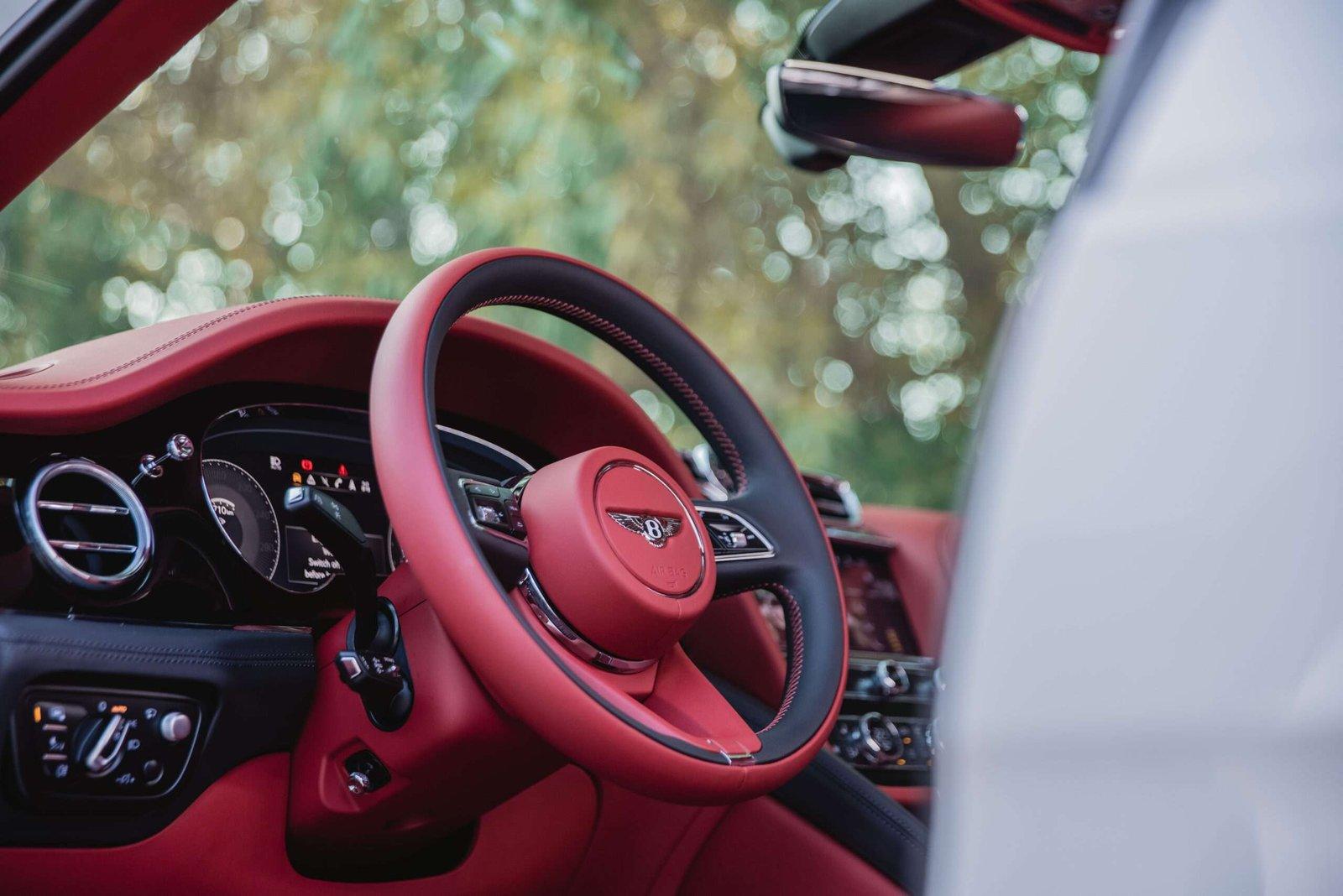 Bentley — Red leather